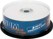 Platinum DVD-R 4.7GB 25er Pack Inkjet Printable DVD