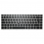 Preview: Tastatur für HP Probook 430 440 445 G5 silber deutsch mit Beleuchtung L00738-041