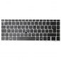 Preview: HP Elitebook Tastatur 745 840 G5 G6 L14377-041 silber Rahmen mit Backlit