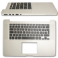 Preview: MacBook Pro Retina 15" A1398 DE Topcase Handauflage Tastatur mit Backlight 2015