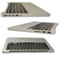 Preview: MacBook Pro 13" Retina A1502 2013 2014 DE Topcase Handauflage mit Tastatur Backlight