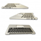 Preview: MacBook Pro 13" Retina A1502 2015 DE Topcase Handauflage mit Tastatur Beleuchtet Backlight