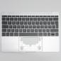 Preview: Apple Macbook Retina 12" A1534 2016 Silber Topcase mit Tastatur und Backlight