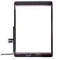 Preview: Digitizer Glas Touchscreen Display Front Scheibe 10,2" für ipad 9 2021 A2602 A2603 A2604 mit Home-button schwarz selbstklebend