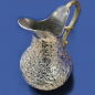 Preview: Handgemachtes Trinkset aus Kupfer Becher 8 Teilig aus der Türkei Handmade in Silber