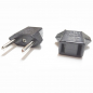 Preview: US Plug zu EU Lade Strom Netz Converter Travel Power Adapter Stecker 6 Ampere 125V-250V für Apple