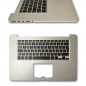 Preview: MacBook Pro Retina 15" A1398 DE Topcase Handauflage Tastatur mit Backlight 2013 2014