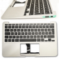 Preview: MacBook Air 11" A1465 A1370 2013-2015 DE Topcase Handauflage Palmrest mit Tastatur Backlight