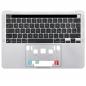 Preview: A2289 Topcase Tastatur mit Backlit Touchbar für Apple Macbook Pro Retina 13 " 2020 Deutsch Silber