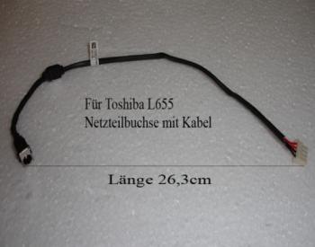 TOSHIBA SATELLITE Notebook DC JACK Netzteilbuchse L640 L640D L645 L645D Kabel