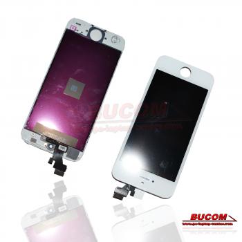 Display für Apple iPhone 5 Digitizer Touchsreen mit Rahmen Front glas LCD Cover weiss