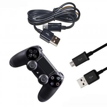 Lade Kabel Micro USB für Android Sony Playstation 4 PS4 Controller Joystick Charge Cable