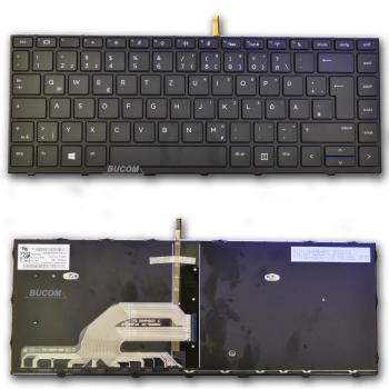 Tastatur für HP Probook 430  440 445 G5 mit backlight Beleuchtung