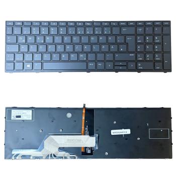 Tastatur für HP ProBook 650 655 G4 G5 450 455 470 G5 mit Backlit schwarz