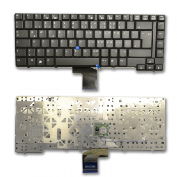 Tastatur für HP EliteBook 8530 8530p 8530W Keyboard mit Trackpoint Schwarz