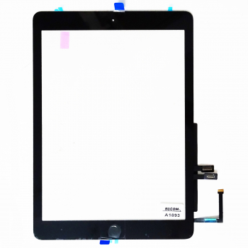 Display Touch Screen Front Glas 9,7" für iPad 6 Scheibe 2018 Digitizer A1893 A1954 schwarz
