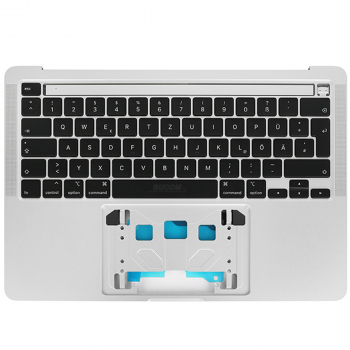 Topcase Handauflage mit Tastatur für Macbook Pro 13" Retina A2251 2020 Grau