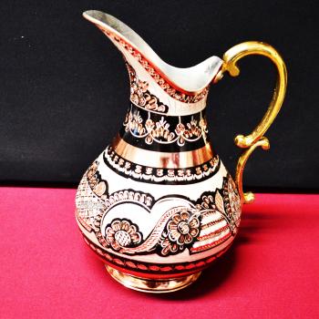Handgemachtes Erzincan Trinkset aus Kupfer Becher 8 Teilig aus der Türkei Handmade