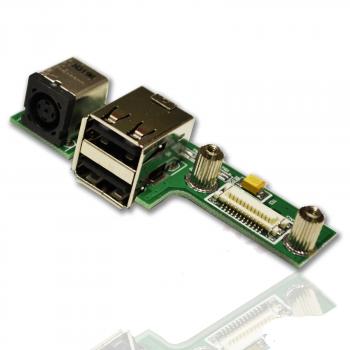 Für DELL Inspiron 1525 1526 Powerboard USB Platine Netzbuchse Strom Anschluss