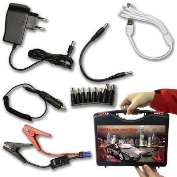 Multi Funktion Auto Jump Starthilfe Ladegerät Power Bank Energiestation Doca 15800mAh