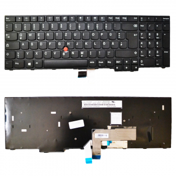 Tastatur für IBM Lenovo ThinkPad Edge E570 E575 DE Keyboard QWERTZ 01AX227