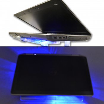 USB Design LED Kühler Lüfter FAN Ständer für Notebook Laptop Sat Receiver Dreambox