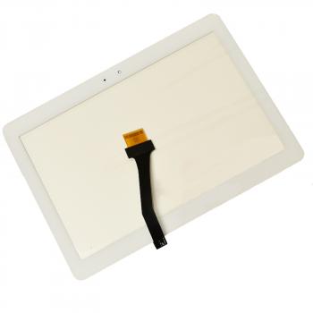 P5100 P5110 Display Tablet Glass Touch Screen Glas Front Scheibe für Samsung Galaxy Tab 2 GT-P5100 und GT-P5110 weiss + Kleber 10,1"