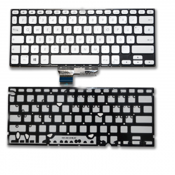 Tastatur Asus VivoBook S14 S430FA S430FN S430UA X430FA X430FN X430UA Silber mit Backlight