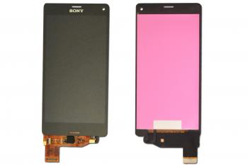 Display LCD Full Touchscreen Digitizer Glas Sony Xperia Z3 mini compact D5803 5833 Scheibe schwarz