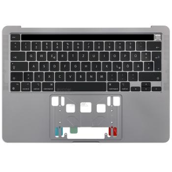 A2289 Topcase Tastatur mit Backlit und Touchbar für Apple Macbook Pro Retina 13" 2020 deutsch grau