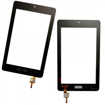 Display Ersatz Front Glas für Acer Iconia One 7" TAB B1-730HD Scheibe Digitizer schwarz selbstklebend