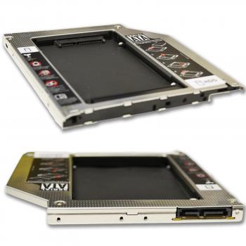 2. HDD SSD Optibay Festplatte Einbaurahmen Caddy für Lenovo T400 T400S T410 T500 R400 R500 W500