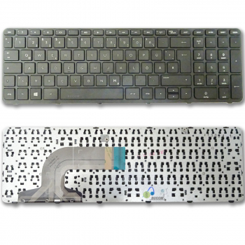 Tastatur für HP 350 355 G2 deutsch mit Frame schwarz