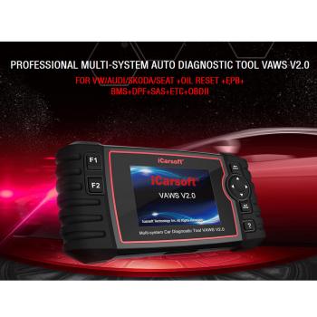 iCarsoft VAWS V2.0 OBD 2 EOBD Multi Diagnosegerät für Audi VW Seat Skoda