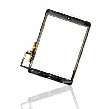 Ipad 5 Air 1 Display Glas Touch Screen Front Scheibe Digitizer weiß mit Home Button Kleber A1474 A1475 A1476