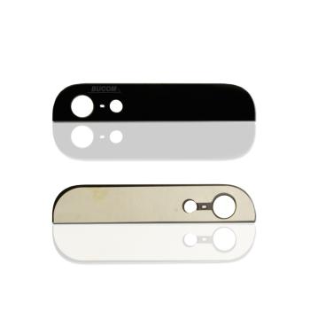 Für iPhone 5 Backcover Kamera Abdeckung Rückschale Oben Glas Gehäuse Selbstklebend Schwarz