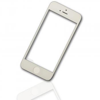 Iphone 5 / 5S Display Glas LCD Window Front Scheibe Touch Screen weiss