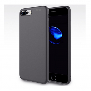 Silikon Case Schutz Hülle Schale für iPhone 7 8 Cover Rückseite Handyhülle Ultra Dünn schwarz