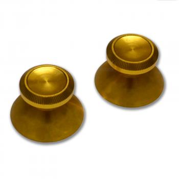 2X Alu Metall Thumb Stick f. Sony Playstation PS4 Joystick Controller GOLD