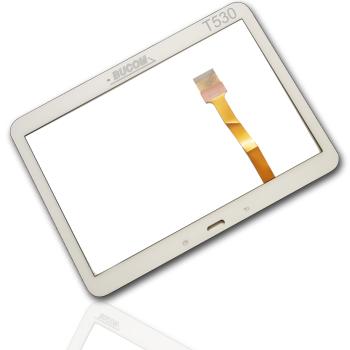 Für Samsung Galaxy Tab 4 10.1 T530 T535 Touchscreen Display Front Glass Digitizer Scheibe + Kleber weiss