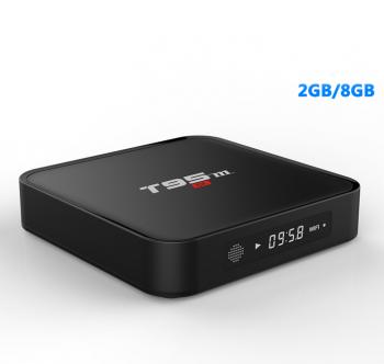 T95m 4K Android 7.1 TV Smart Box IP Internet Receiver S905 Quad-Core Cortex-A53 2GB RAM