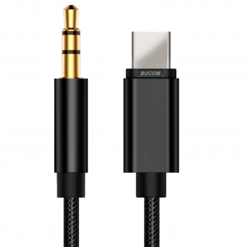 1m USB-C Typ C auf Aux 3,5mm Klinke Kabel Audio Konverter Adapter Kopfhörer