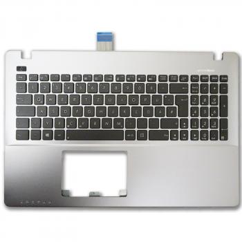Tastatur Topcase QWERTZ für ASUS X550 F550 X550C X550UQ X550CA X550CC X550VX DE Keyboard Grau