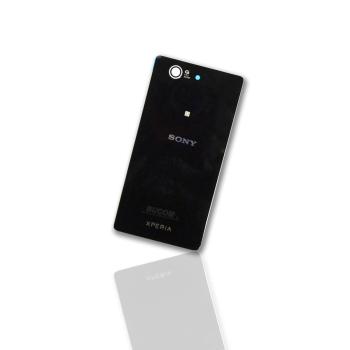 Für Sony Xperia Z3 Mini Kompakt Akkudeckel Rückseite Rückschale Back Cover Rückwand schwarz Selbstklebend