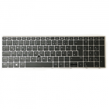 Tastatur HP Zbook 15 G5 G6 deutsch mit Backlite und Trackpoint L12764-041