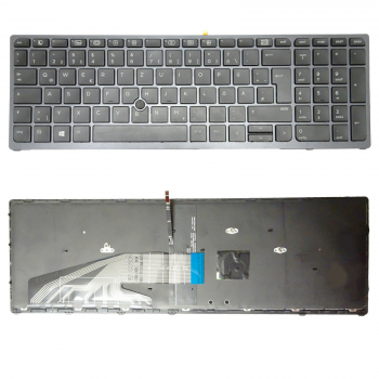 HP ZBook Tastatur 15 17 G3 G4 Serie mit Backlight Trackpoint DE Keyboard