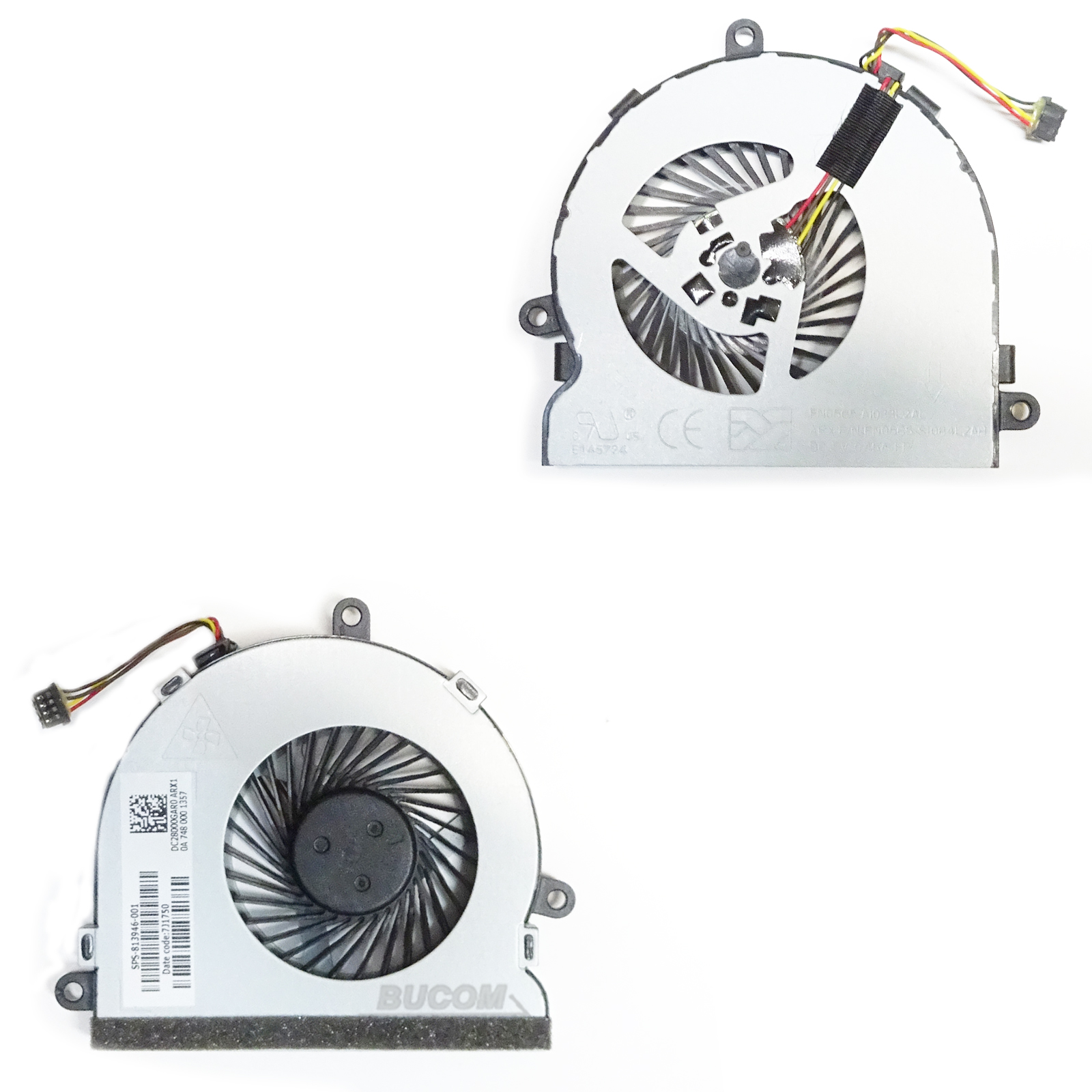  Kühler ventilator cooler HP Pavilion CPU Lüfter  15-AC 15-AF 15-BA 15-AY 15-BS 250 G4 G5 255 G5 G6 TPN-C129 Fan 4 Pin