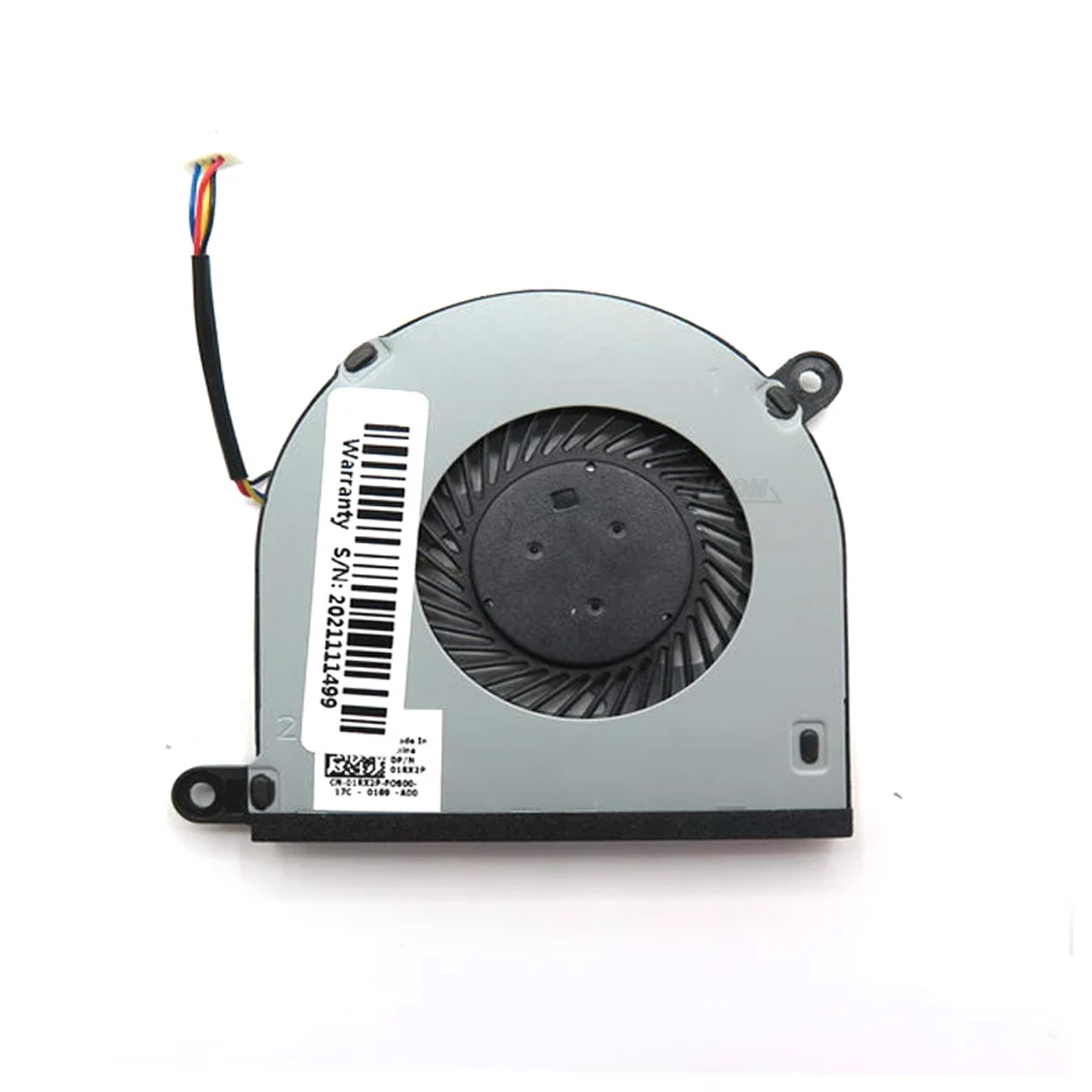 JISHIYUFS Sostituzione Nuova CPU Ventola di raffreddamento per Dell Inspiron 15 5570 5575 3533 3583 3585 5593 5594 3501 3505 P75F Laptop Series 07MCD0 DFS531005MCOT FK39 DC5V 0.5V A