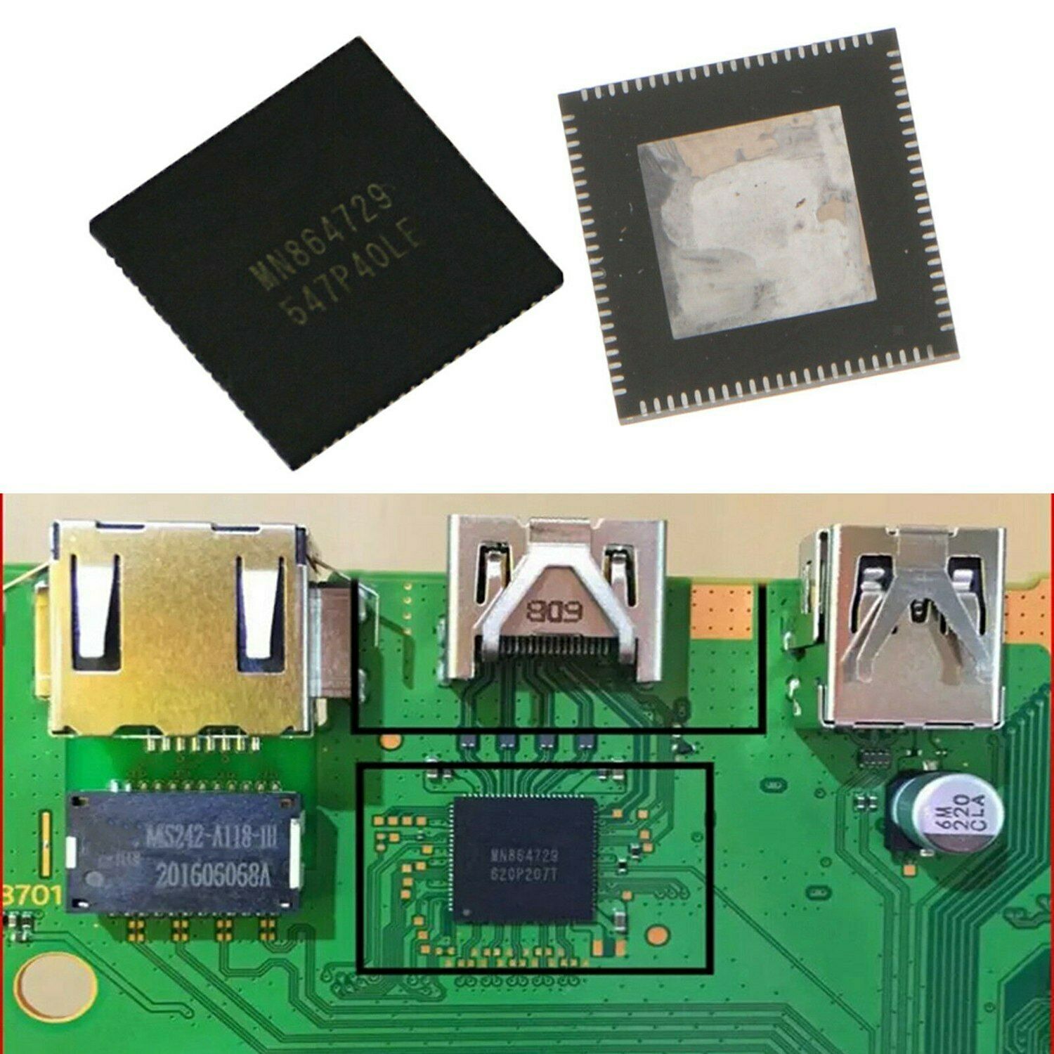 åndelig Rund ned Atlantic pc-laptop-center.com - IC Chip Ersatzteil Panasonic MN864729 für Playstation  4 Slim Pro HDMI IC Chip Ersatzteil PS4