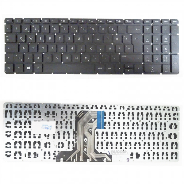 Tastatur für HP Pavilion 15-AC 15-AY 15-BA 15-AF 250 G4 255 256 G4 QWERTZ Keyboard